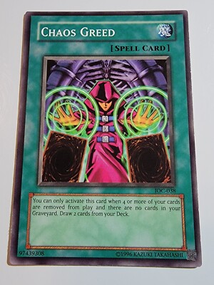 Chaos Greed IOC-038 Common Unlimited Yugioh-image