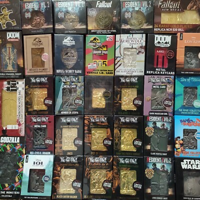 Videogame And Movie Replicas Ingots Statues Figurines Metal Cards Collectibles-image
