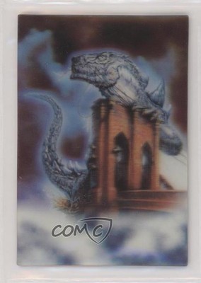 1998 Kabaya Chocolate Lenticular Cards Product Insert Japanese Godzilla #12 i1f-image