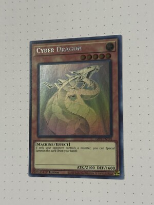 Cyber Dragon - GFP2-EN178 Ghost Rare - 1st Edition LP  - NM x1 - READ !-image