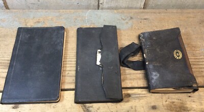 Lot of 3 Antique The Standard Diary Journal almanac remedies 1893 1906 1913-image