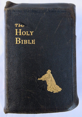 Vintage-The Good Will -Holy Bible Minute Reference Ed. Thumb Index National 1943-image