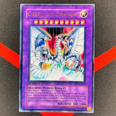 Yu-Gi-Oh! Cyber End Dragon CRV-AE036 1st Edition Ultra Rare Asian English LP EX-image