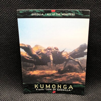 Kumonga Godzilla Card TCG No.26 Toho Movie BANDAI 1996 1ST Japanese Japan-image