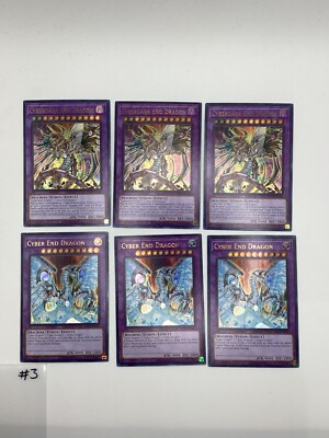 Yugioh Misprint Cyberdark End Dragon/Cyber End Dragon Playsets #3-image