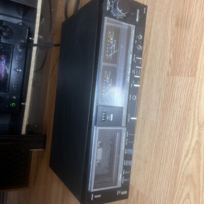 Vintage Fisher CR-124 Studio Standard Stereo Cassette Tape Deck Real audiotape-image