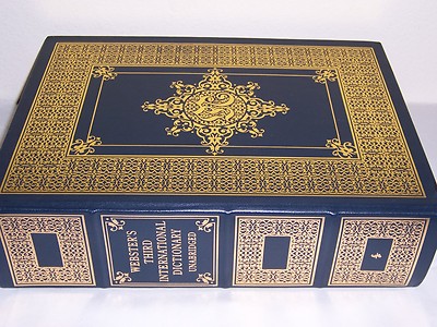 easton press Webster's Third New International Dictionary - Unabridged-image