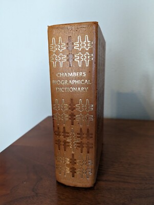 The Folio Society: Chambers Biographical Dictionary, 1978 Moroccan Goatskin RARE-image
