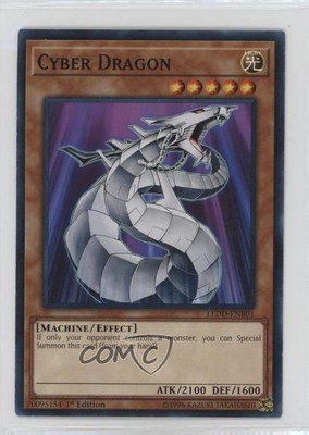 Cyber Dragon 1st Ed. YuGiOh Legendary Decks #LEDD-ENB01 3g6-image