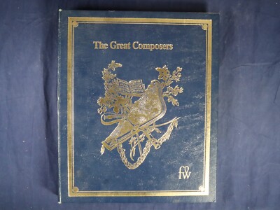 Funk & Wagnalls The Great Composers Leather Bound Book-image