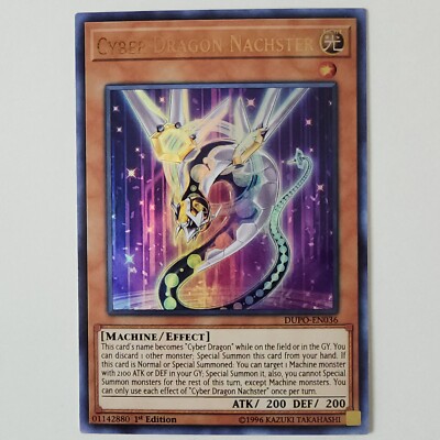 Cyber Dragon Nachster - DUPO-EN036 - LP - Ultra Rare - 1st ed - Yugioh-image