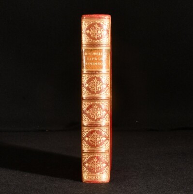 1914 2vols in 1 Boswell's Life of Johnson Globe Edition-image