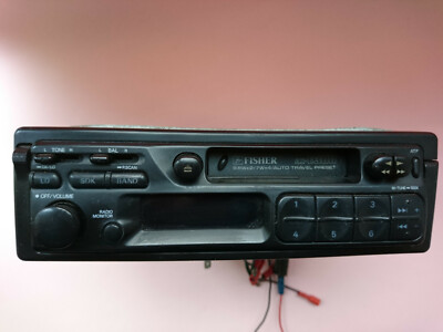FISHER AX -E300 Cassette Car Stereo Radio Rare-image