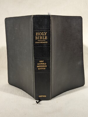 Holy Bible - Concordance - New Scofield Reference Edition ~ Vtg 1967 Oxford ~ VG-image