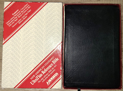 Leather book, Holman New American Standard UltraThin Reference Holy Bible, 1988-image