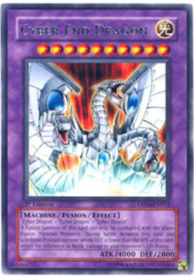 Yugioh! LP Cyber End Dragon - DP04-EN012 - Rare - 1st Edition Lightly Played, En-image