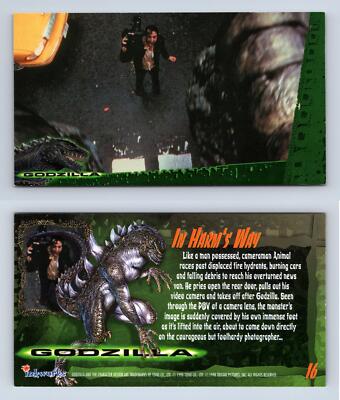 In Harm's Way #16 Godzilla 1998 Inkworks Supervue Trading Card-image