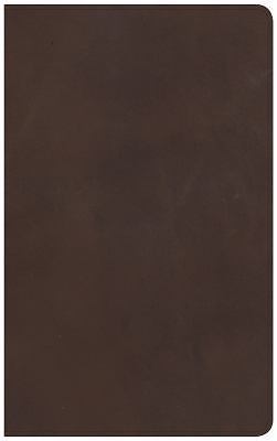 CSB Ultrathin Reference Bible, Brown Genuine Leather by Csb Bibles by Holman-image
