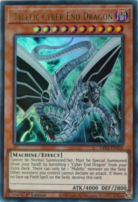YuGiOh Malefic Cyber End Dragon GFP2-EN101 Ultra Rare 1st Edition-image