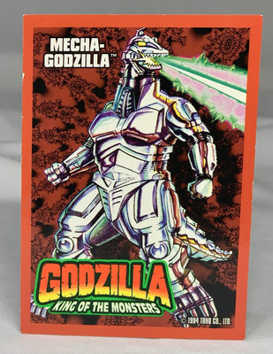 Vintage 1994 TOHO Godzilla King Of The Monsters MECHA-GODZILLA Card #6-image