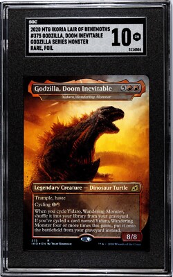 2020 Magic The Gathering Showcase Godzilla, Doom Inevitable MTG Rare Foil SGC 10-image