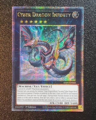 Yugioh RA04-EN068 Cyber Dragon Infinity (Alternate Art) QCSR 1st MINT-image