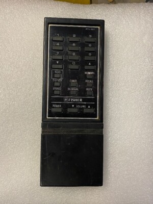 Fisher RTV-881 TV VCR Stereo Remote Control -TESTED WORKING OLD STOCK--image