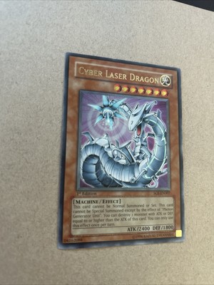 Yugioh *Cyber Laser Dragon* ULTIMATE RARE *1st Edition* SOI-EN007 LP/MP-image