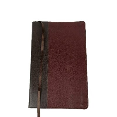 Holy Bible - King James Version Burgundy Genuine Leather Giant Print Tyndale-image