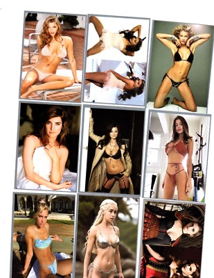 FEMALE SEX SYMBOLS   CUSTOM TRADING CARD 18 CARDS SERIES THREE SET-image