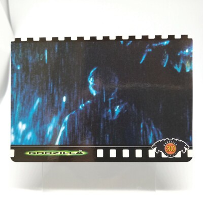 No.30 Godzilla Hollywood movie Card Japan TOHO 1998 BANDAI MADE in JAPAN TCG-image