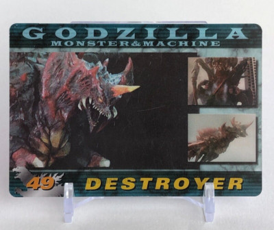 DESTROYER GODZILLA Card No.49 MORINAGA Wafer TOHO 2004 very rare Japanese-image