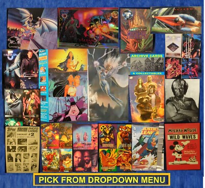 1980s-Now Oversized Movie, TV, Cereal Premiums, Promos, & Trading cards You Pick-image