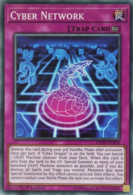Yugioh Cyber Network LEDD-ENB20 Common 1st Edition-image