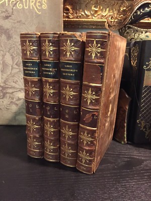 Letters of Earl of Chesterfield, Eugenia Stanhope, 1774, 2nd Ed., 4 Volumes-image