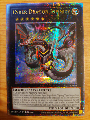 Cyber Dragon Infinity (Alt Art) - RA04-EN068 - Near Mint - Choose Your Rarity!-image