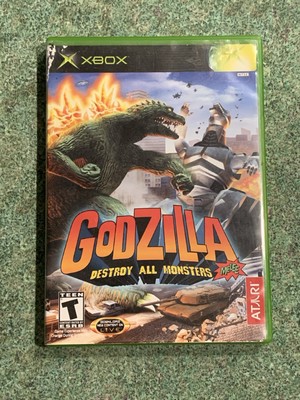 Godzilla: Destroy All Monsters Melee (Microsoft Xbox, 2003) Complete CIB Tested-image