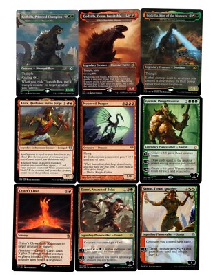 Godzilla King of the Monsters-100 Card EDH/Commander Deck-MTG-Mythics-Rares-RTP-image