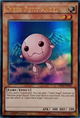DRL3-EN011 CYBER PETIT ANGEL ULTRA RARE 1ST EDITION YuGiOh CARD-image