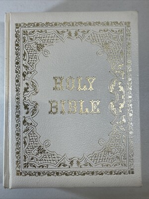 Holy Bible Family Record & Library Reference Edition Leather Red Letter Crusade-image