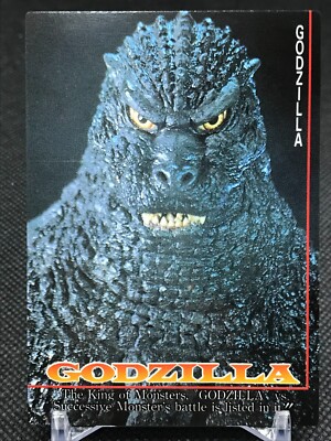 No.79 GODZILLA  Collection Card  Made In Japan 1995 CCG-image