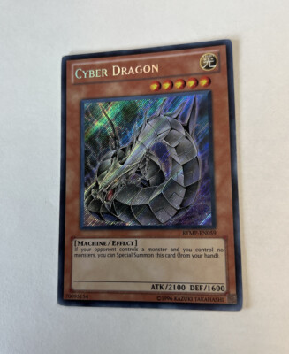 Cyber Dragon RYMP-EN059 Secret Rare Yugioh! TCG Card Holographic-image