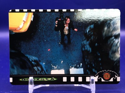 Godzilla Movie Film 1998 33 Card Bandai Japanese-image
