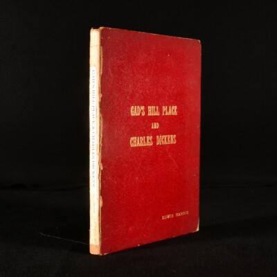 1910 Gad's Hill Place and Charles Dickens Edwin Harris Illustrated Signed 1st-image