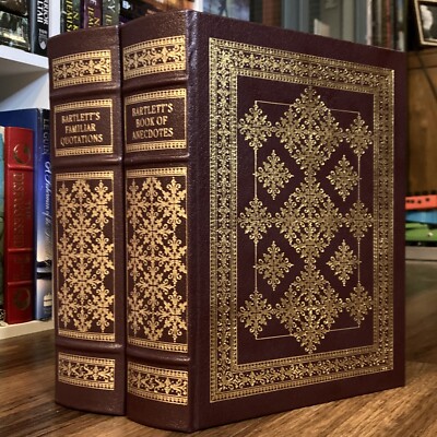 Bartlett’s Familiar Quotations & Book of Anecdotes: John Bartlett (Easton Press)-image