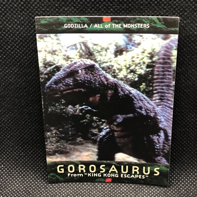 Gorosaurus Godzilla Card TCG No.22 Toho Movie BANDAI 1996 1ST Japanese Japan-image