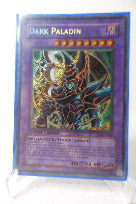 Yugioh Dark Paladin DMG-001 Secret Rare Limited Ed MP Game Promo-image