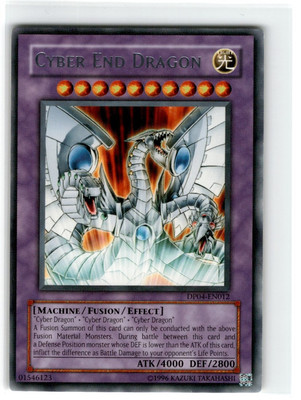 Yu-Gi-Oh! Cyber End Dragon Rare DP04-EN012 Moderately Played Unlimited-image
