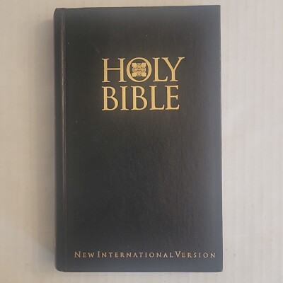 Holy Bible New International Version International Bible Society 1986 Black-image