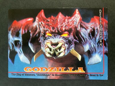 Destroroyah #96 Godzilla TRADING  CARD amada very rare japanese  F/S-image